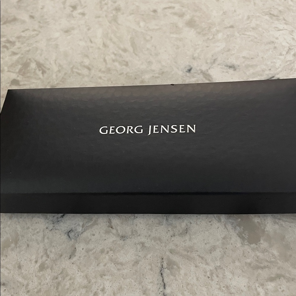 Elegant Silver Pendant Necklace Georg Jensen New - Picture 3 of 3